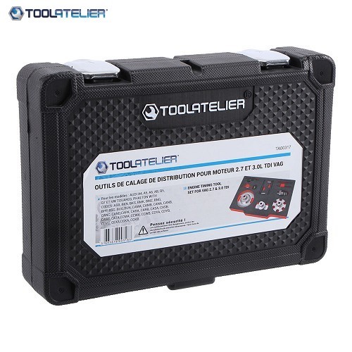 Outils de calage de distribution TOOLATELIER pour moteurs 2.7 et 3.0L TDI  VAG - TA00317 