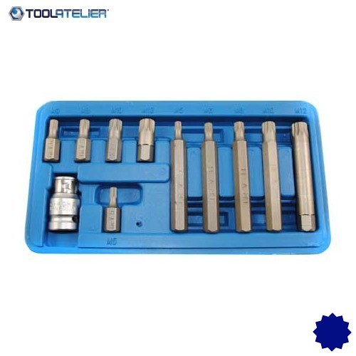 ToolAtelier  Embouts 12 pans XZN types M, M5 à M12 - TOOLATELIER