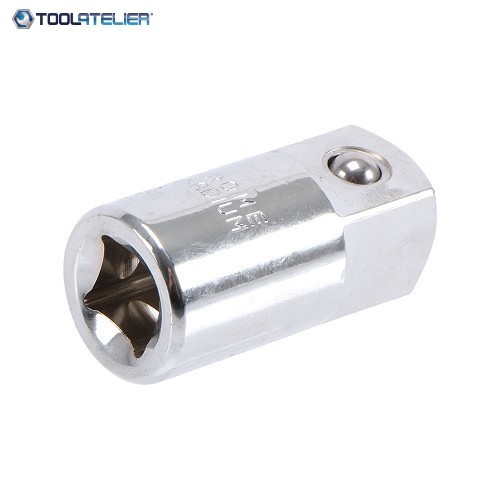 Adaptateur de clé à douille à choc - femelle 12,5 mm (1/2) - mâle 6,3 mm (1 /4)